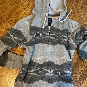 American Eagle Aztec ZIP Hoodie